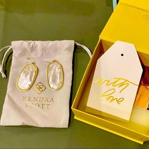 Kendra Scott Mother of Pearl Earrings